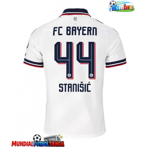 Camiseta Bayern Munich Josip Stanisic #44 Segunda Equipación Replica 2026-27 mangas cortas